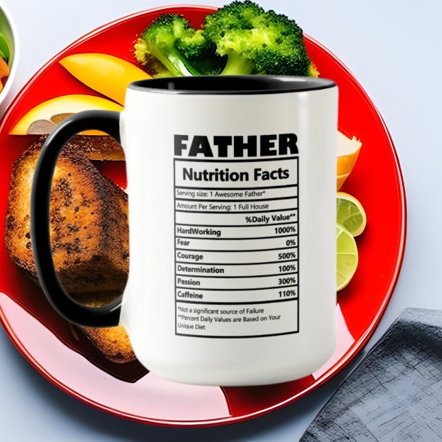 cooler Vater-Spaß-Fakten Tasse (Von Creator hochgeladen)