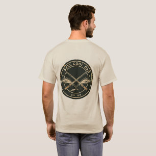 Cooler Vater Vintager Fischfang - Feiertag des son T-Shirt