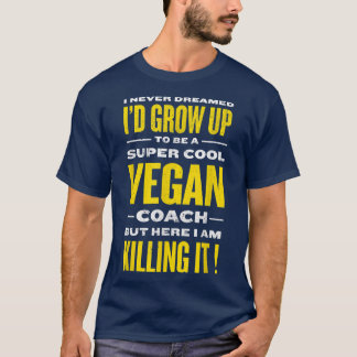 Cooler Veganer Coach Funny Pflanze Based Diät Spaß T-Shirt