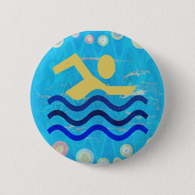 Cooler Verstand der KNÖPFE in heiße Zeiten Button (Vorderseite)