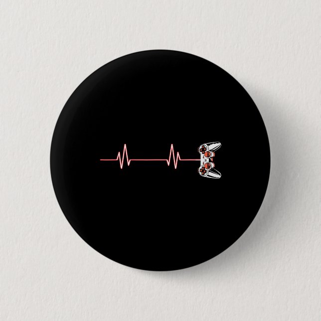 Cooler Videospielcontroller von Heartbeat Button (Vorderseite)