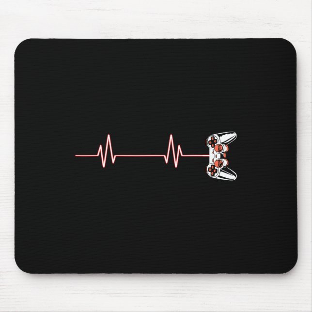 Cooler Videospielcontroller von Heartbeat Mousepad (Vorne)