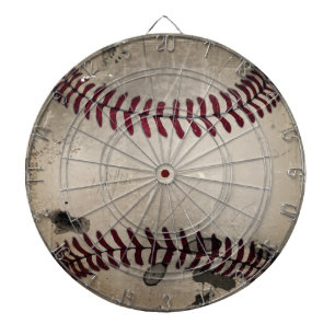 Cooler Vintage-Grunge-Baseball Dartscheibe