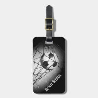 Cooler Vintager Grunge-Fußball im Ziel