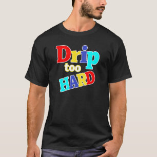 Cooler Vintager Hip Hop Tropfen zu harter Traum Es T-Shirt