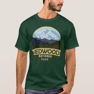 Cooler Vintager Retro Redwood Nationalpark T-Shirt