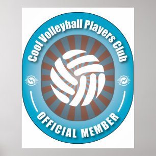 Cooler Volleyball-Club Poster