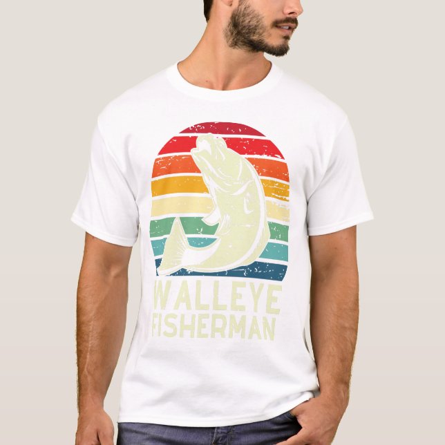 cooler Walkegel-Fischfang Männer T-Shirt (Vorderseite)