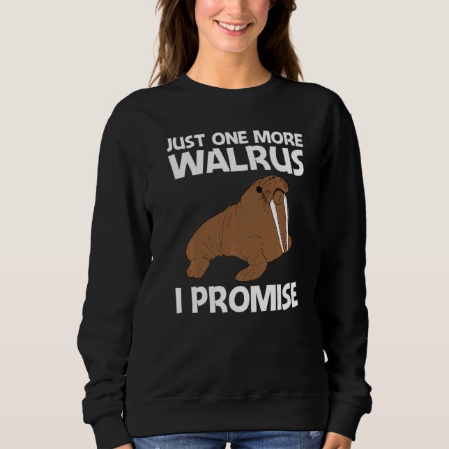Cooler Walrus für Männer Frauen Nordpol Pazifische Sweatshirt (Vorderseite)
