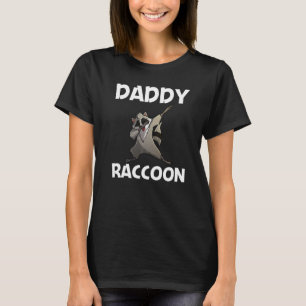Cooler Waschbär Für Männer Papa Müll Panda Tier Wi T-Shirt