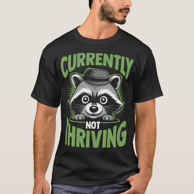 Cooler Waschbär Nicht T-Shirt (Vorderseite)