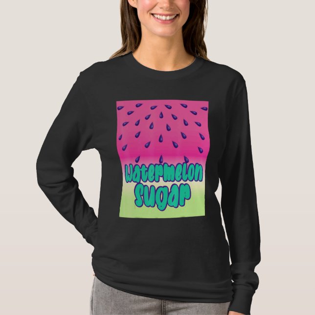 Cooler Wassermelonzucker T-Shirt (Vorderseite)