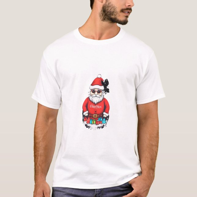 Cooler Weihnachts-T - Shirt (Vorderseite)