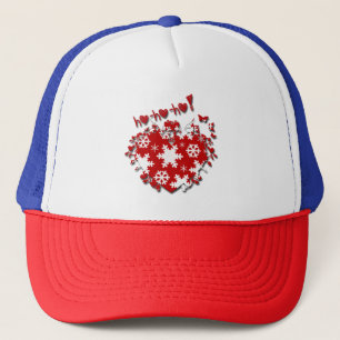 Cooler Weihnachts-Trucker-Hut! Truckerkappe