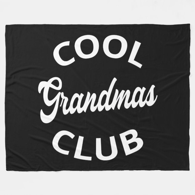 Cooler Weihnachtsclub I Fleecedecke (Vorderseite (Horizontal))