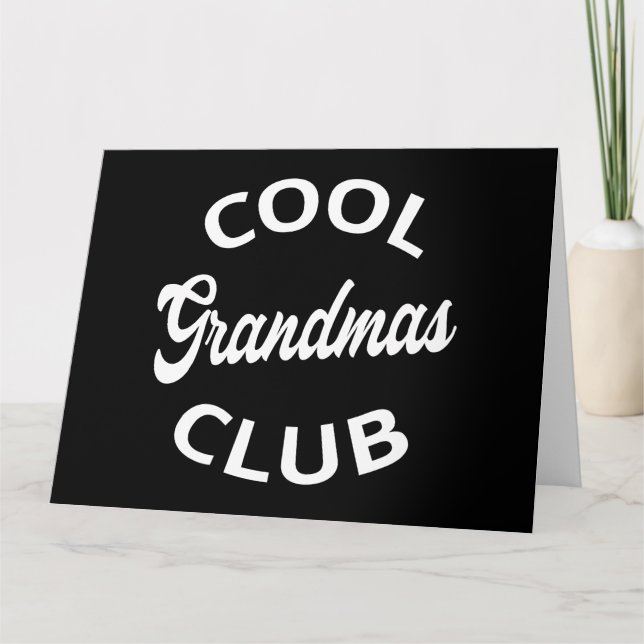 Cooler Weihnachtsclub I Karte (Vorderseite)