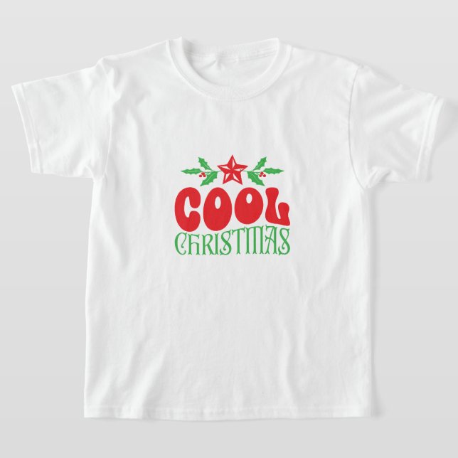 Cooler Weihnachtslieder - Retro Holiday Style T-Shirt (Ablage )