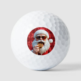 Cooler Weihnachtsmann Golfball