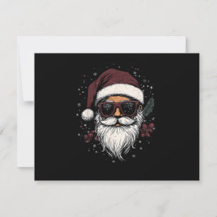 Cooler Weihnachtsmann mit Sonnenbrille Weihnachten