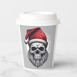 Cooler Weihnachtsmann Pappbecher
