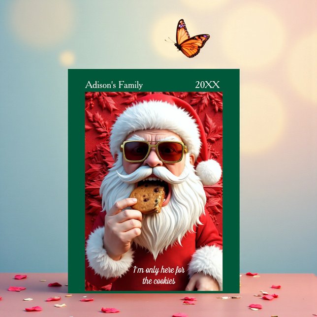 Cooler Weihnachtsmann Postkarte (Von Creator hochgeladen)