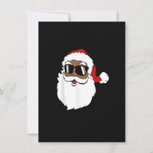 Cooler Weihnachtsmann Sonnenbrille Frohe Weihnacht Einladung