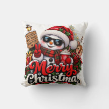 Cooler Weihnachtsmann-Weihnachts-Kissen - Cozy Ges