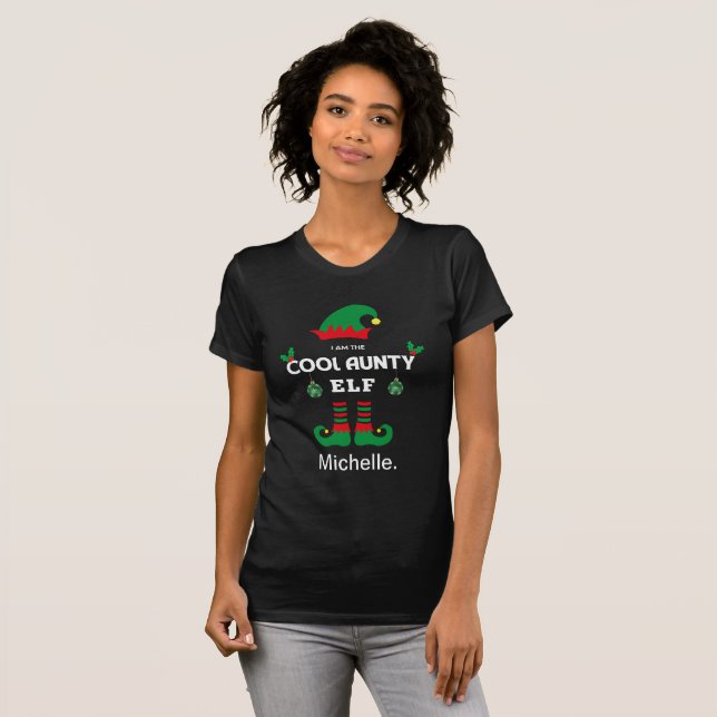 Cooler Weihnachtsname T-Sh T-Shirt (Vorne ganz)