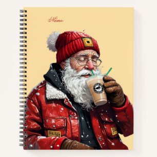 Cooler Weihnachtstrinker Weihnachten Notizbuch