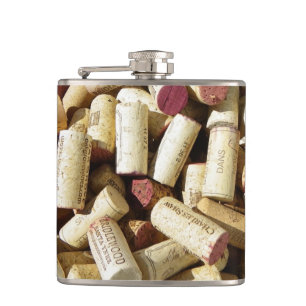 Cooler Wein Cork Vinyl Wrapped Flask! Flachmann