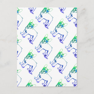 Cooler Welpe Postkarte