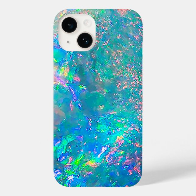 Cooler Wertvoller Opal Stone Texture SN1 Case-Mate iPhone Hülle (Rückseite)