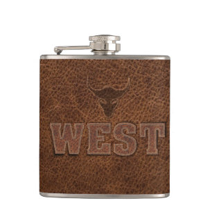 Cooler Western - Anpassen Flachmann