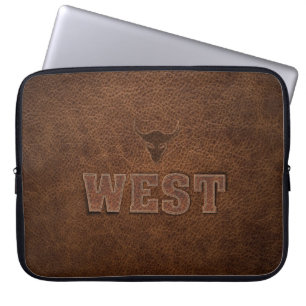 Cooler Western - Anpassen Laptopschutzhülle