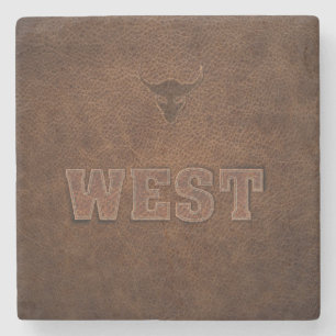 Cooler Western - Anpassen Steinuntersetzer