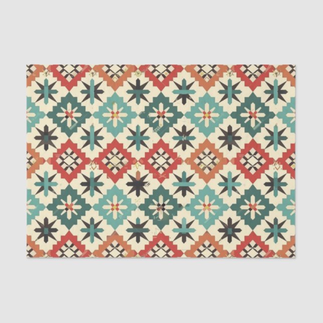 Cooler Western Seidenpapier (Vorderseite)