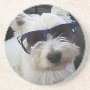 Cooler Westie Untersetzer