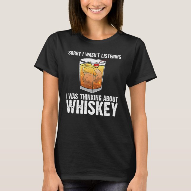 Cooler Whiskey für Männer Malt Whisky Alkohol Bou T-Shirt (Vorderseite)