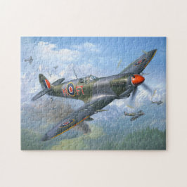 Cooler WI Supermarine Spitfire Aircraft Squad Puzzle