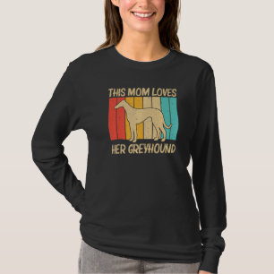 Cooler Windhund für Mama Frauen Sighthound Haustie T-Shirt