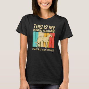Cooler Windhund für Männer Frauen Leuchtturm Haust T-Shirt
