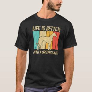 Cooler Windhund für Männer Frauen Leuchtturm Haust T-Shirt