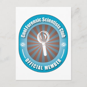 Cooler Wissenschaftlerclub Postkarte