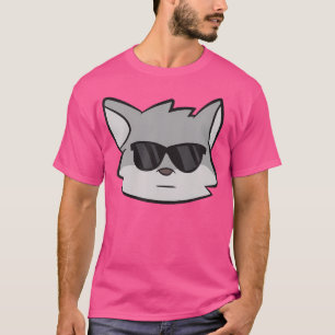 Cooler Wolf mit Sonnenbrille Wolf Liebe Wölfe T-Shirt