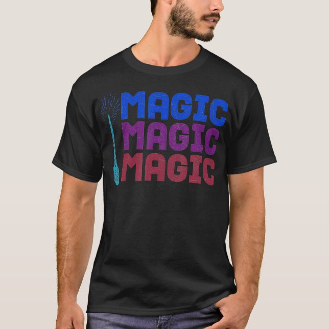 Cooler Zauberer-Zauberer-Gerät-Zauberer-Player T-Shirt (Vorderseite)