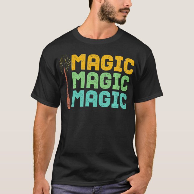 Cooler Zauberer-Zauberer-Gerät-Zauberer-Player T-Shirt (Vorderseite)