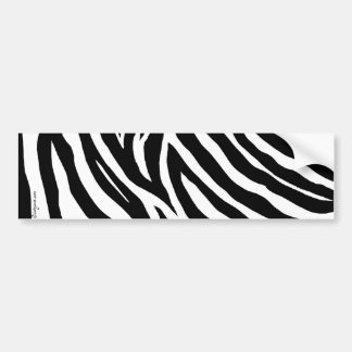 Cooler Zebra Stripes Autoaufkleber
