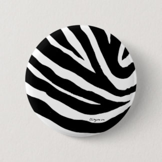 Cooler Zebra Stripes Knopf-Button Button