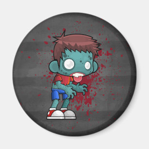 Cooler Zombie-Typ mit blutfarbenem/blutfarbenem Sp Magnet