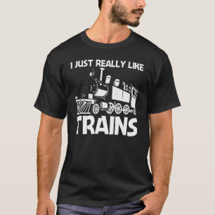 Cooler Zug für Frauen Lokomotivbahn T-Shirt
